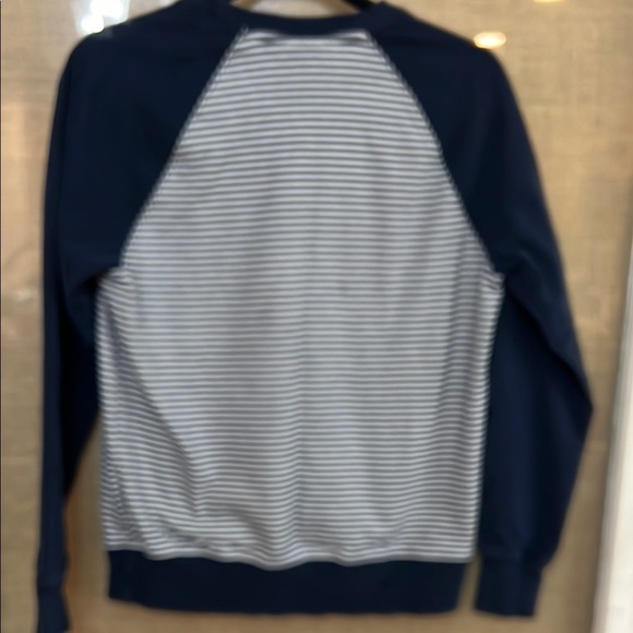 Brooks Brothers Navy and White Striped Sweatshirt - Picture 6 of 6